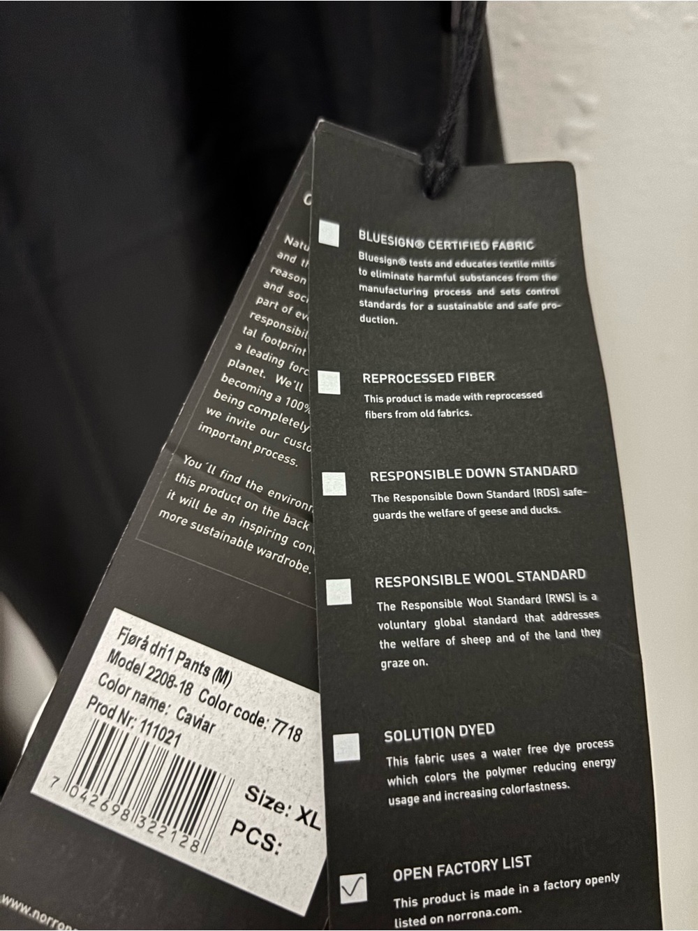 Men's Black Softshell Pants - Technical Outdoor Performance - Picture 6 of 6